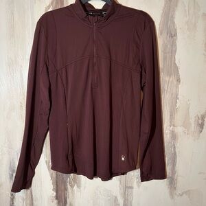 NWT - SPYDER Maroon Half-Zip Pullover Size XL